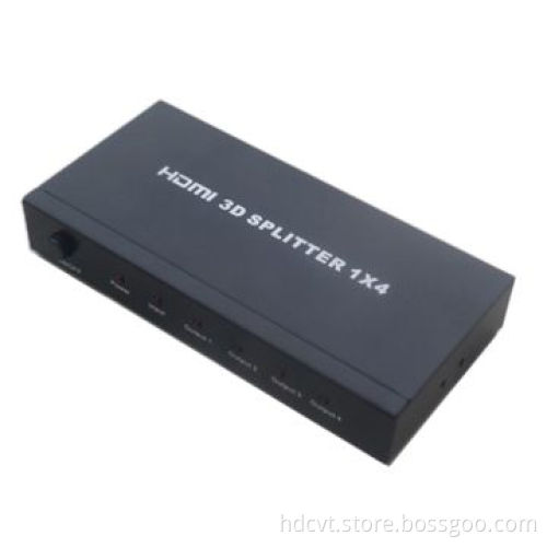 1 x 4HDMI Splitter, Supports 3D (HDCP) (HDMI 3D), Up to 225MHz Operating Frequency
